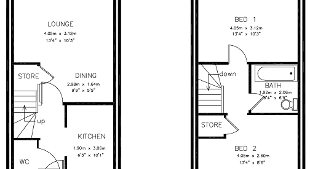 Image showing floor plans at 21 Aspen Court, Normanton. 