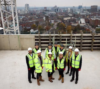 015 Sf Wdh Saxton Lane Leeds Topping Out