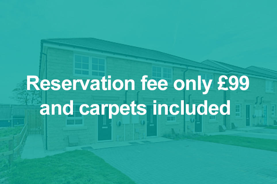 Reservation fee only £99 and carpets included