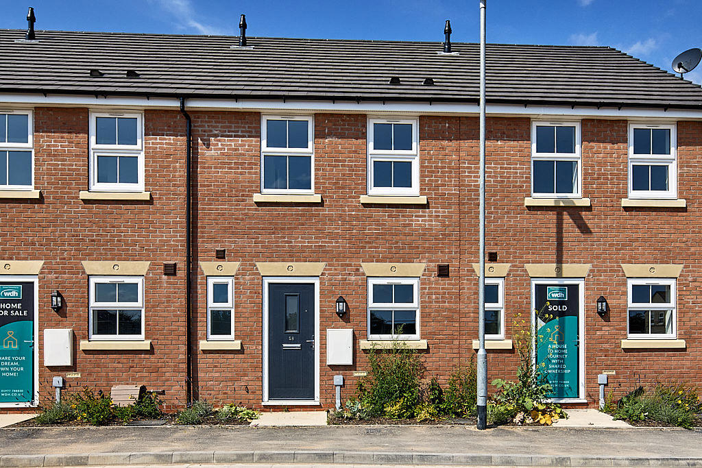 Image of the front of the properties at Old Millers Rise, Leven.