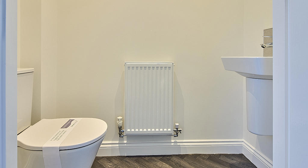 Image of a toilet and sink at Purston Grange, Featherstone.