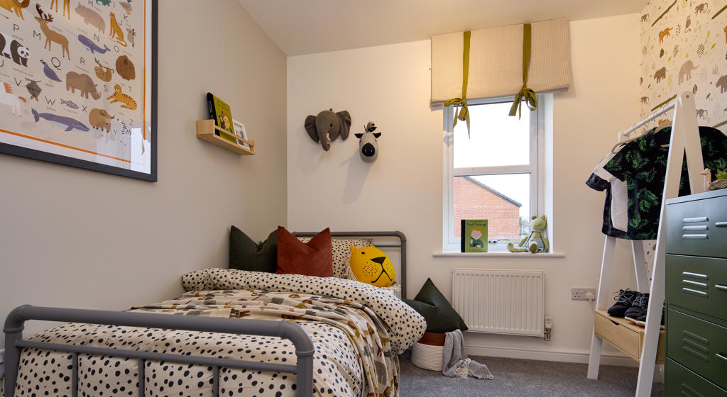 Image showing one of the bedrooms at Queens Park View, Castleford.