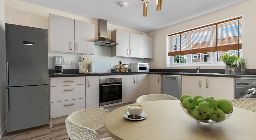 Image showing the kitchen of Plot 5, Farmside Green, Leaconfield.