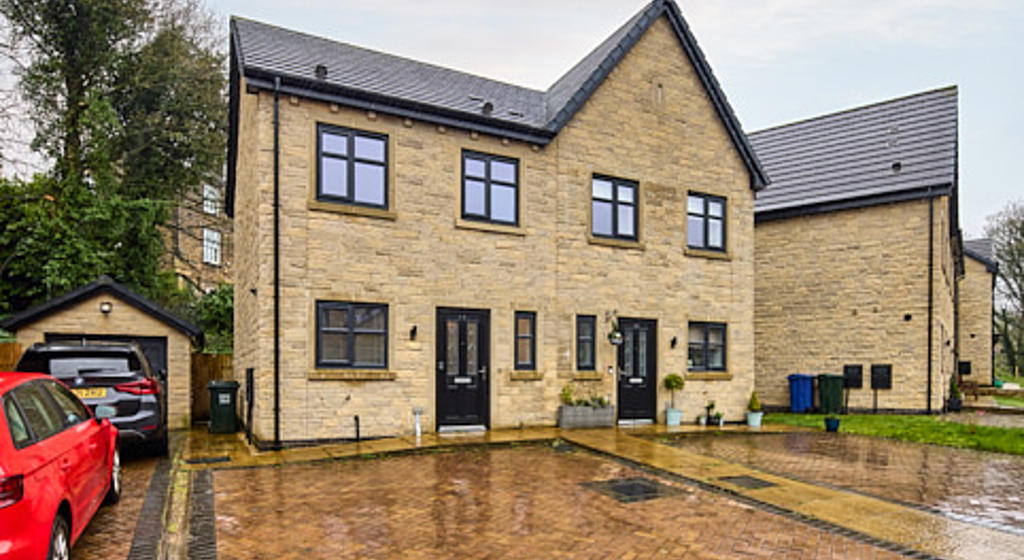 Image showing the front of the property and driveway at 11 Jackson Row, Keighley.