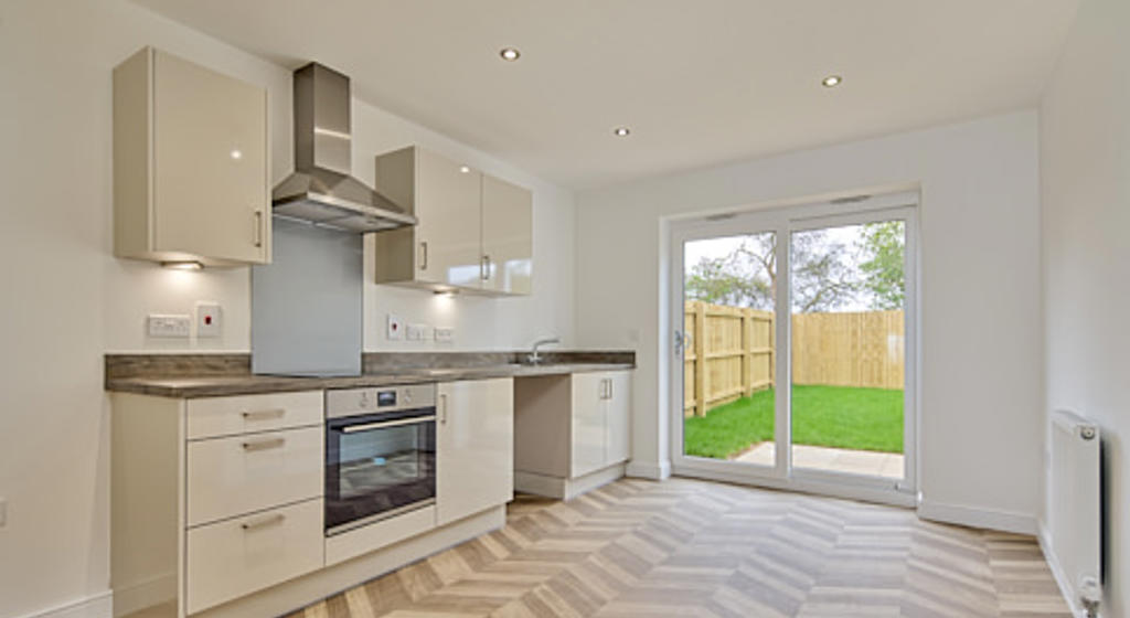 Image showing the kitchen at one of the plots at 22 Woffinden Rise, Beverley.