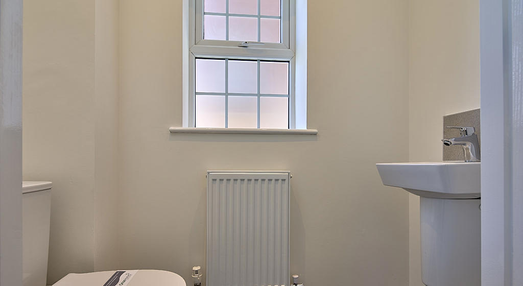 Image of a toilet and sink at Purston Grange, Featherstone.