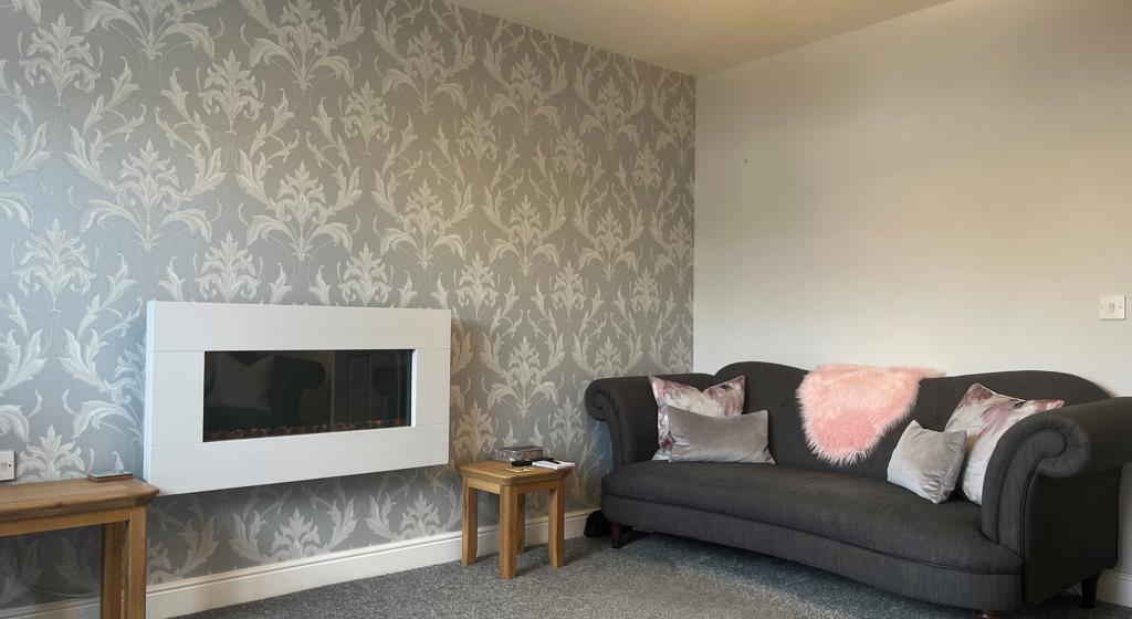Image showing the living room at 1 Howell Mews, South Kirby.