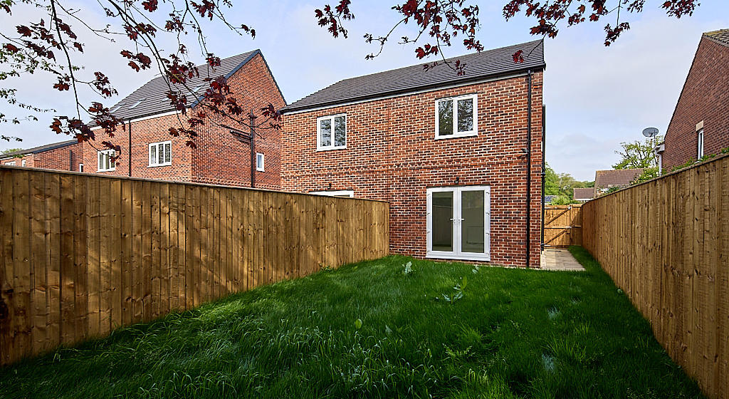 Image showing the rear of the property and garden at 24 Fulwood Drive, Balby.