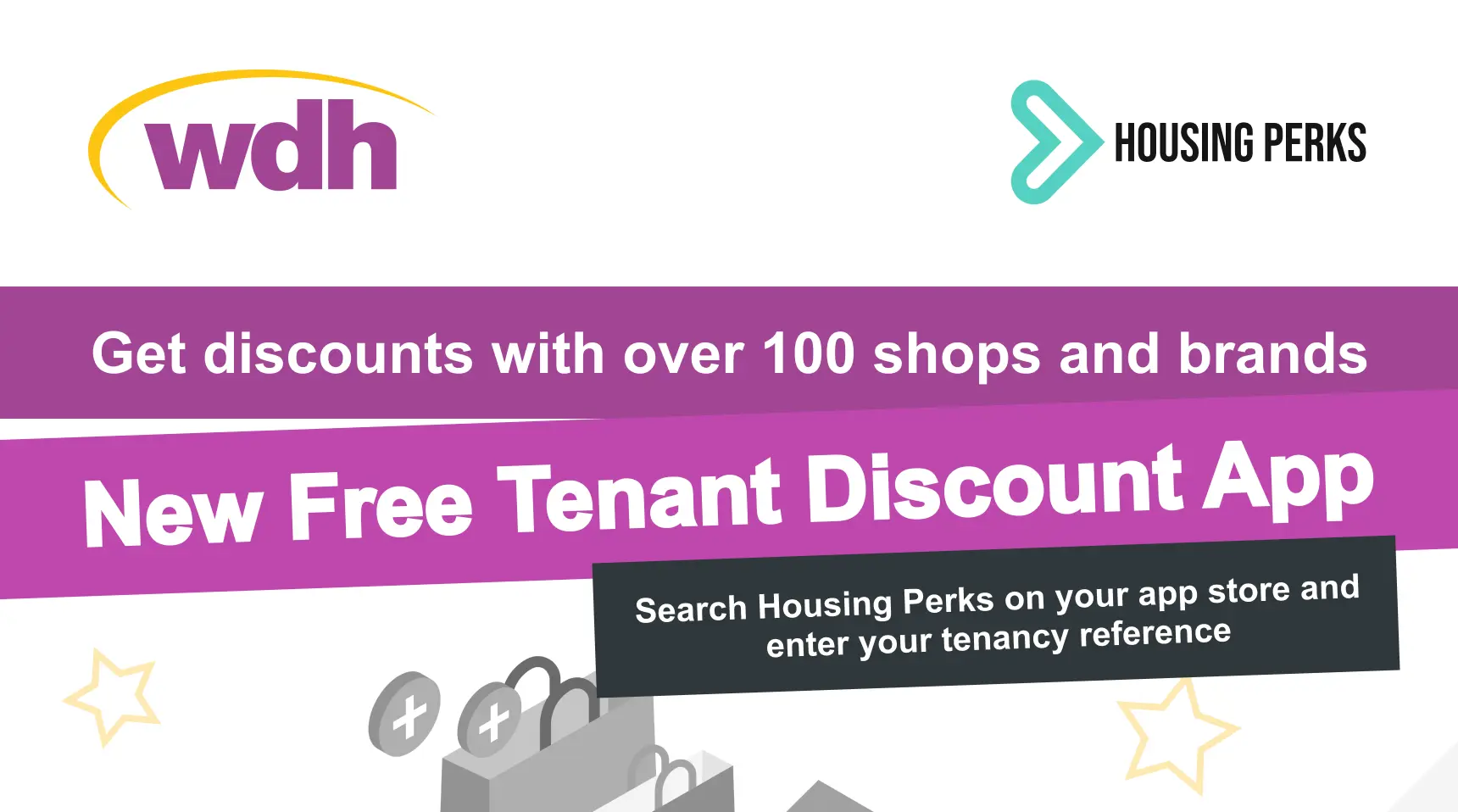 Image displaying the new free Tenant Discount App.