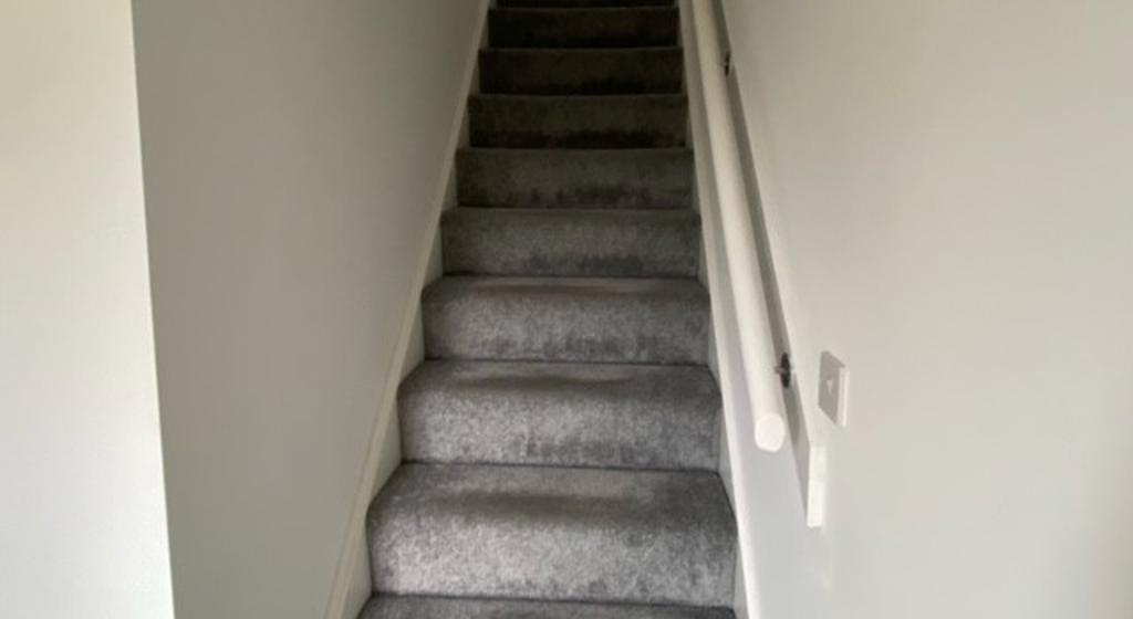 Image showing the staircase at Bluebell Court, Thirsk.