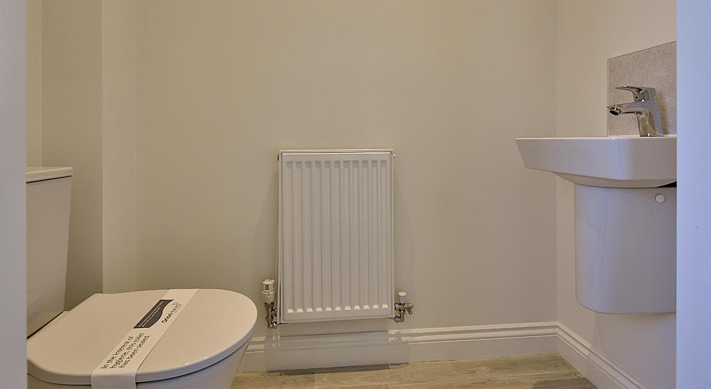 Image of a toilet and sink at Purston Grange, Featherstone.