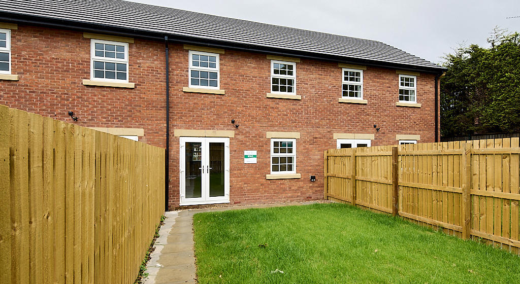 Image of a rear garden at Purston Grange, Featherstone.