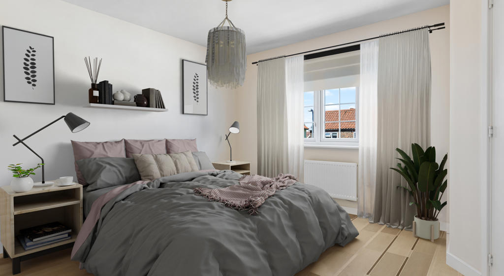 Image showing one of the bedrooms at Plot 5, Farmside Green, Leaconfield.