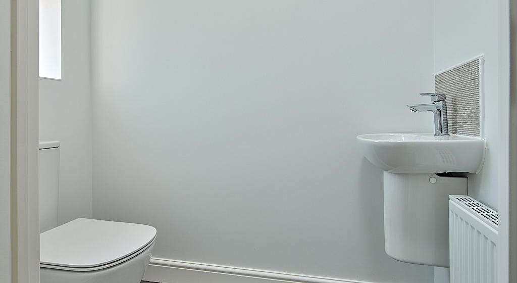 Image of a WC and sink at Old Millers Rise, Leven.