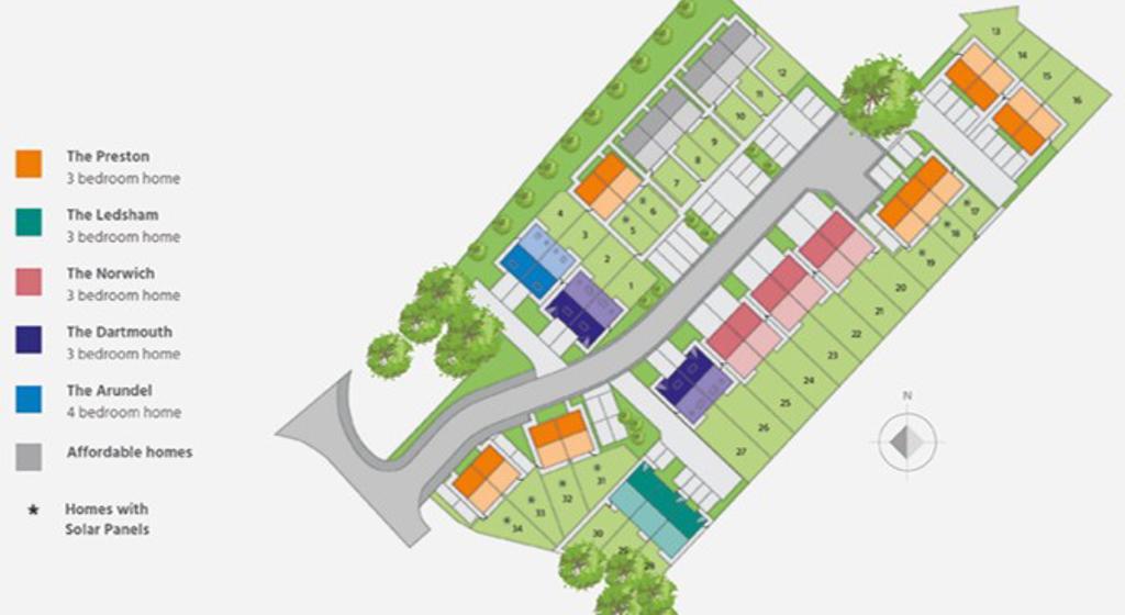 Image of Purston Grange Site Plan.